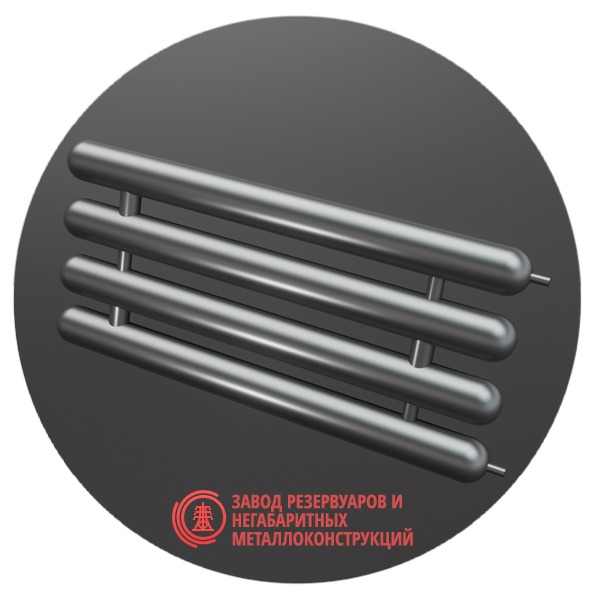 Регистры отопления четырехрядные РСЭ-4x57x2.5-6000 мм