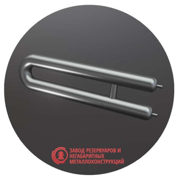 Регистры отопления двухрядные РЗЭ-2x48x2.0-8000 мм