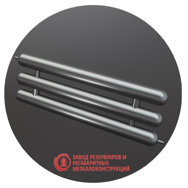 Регистры отопления трехрядные РСЭ-3x48x2.0-8000 мм