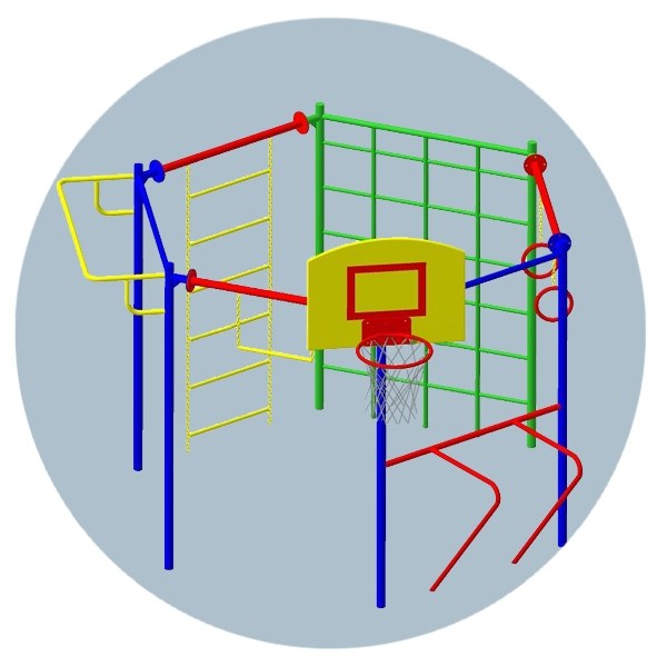 Спортивный комплекс для малышей СК-38